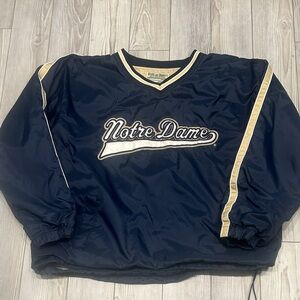 Steve & Barry's Navy and Beige Notre Dame Pullover